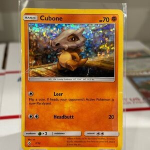 Cubone 7/12 McDonald’s Exclusive Confetti Holo Promo Pokémon Trading CG